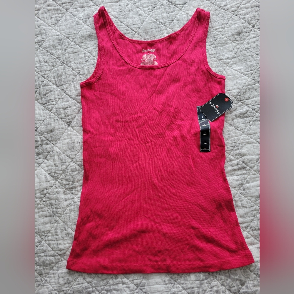 St. John's Bay pink tank top